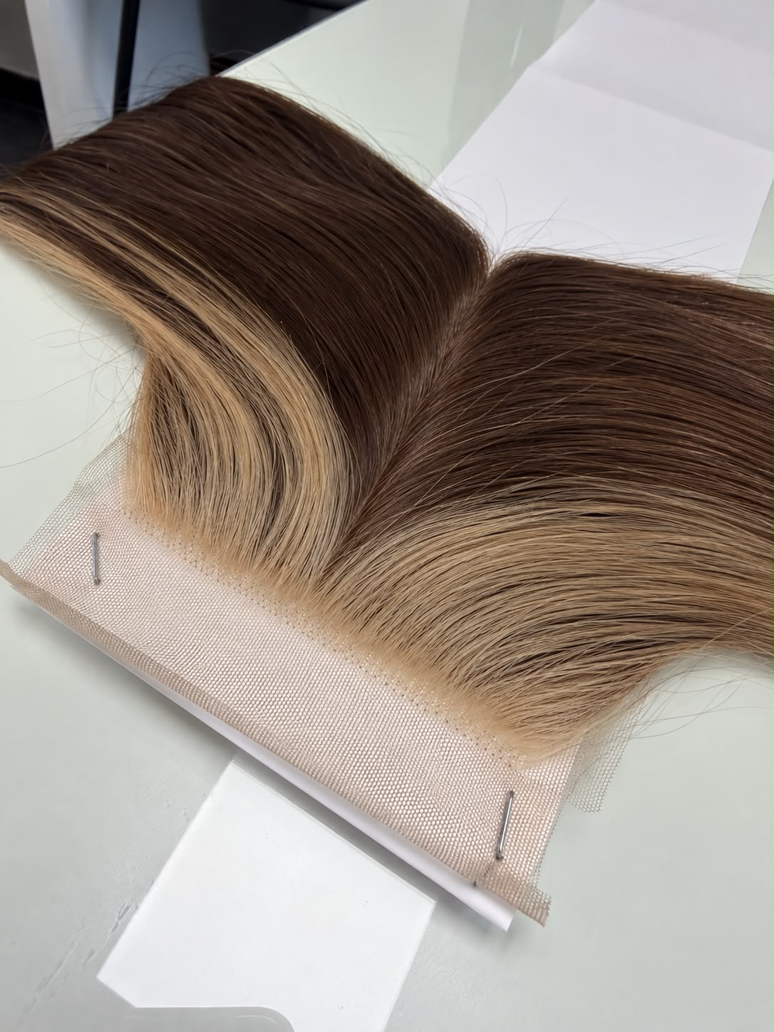 16 inch 4x5 silk closure FACE FRAME- European virgin remy human hair