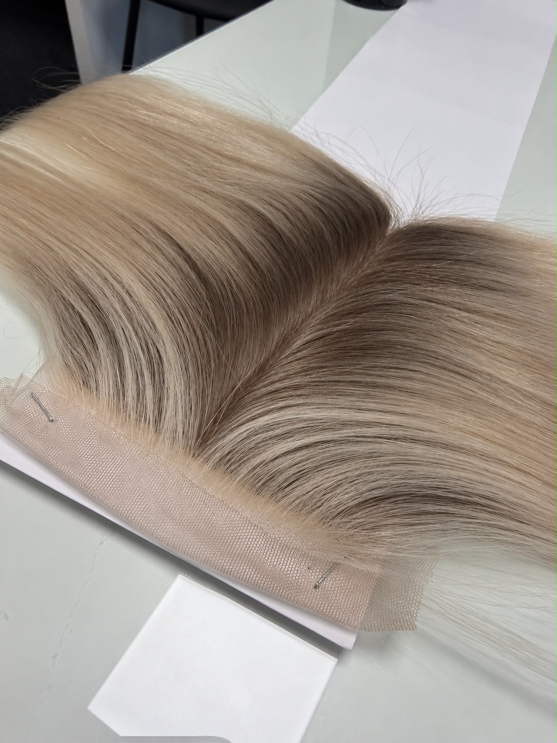 16 inch 4x5 silk closure FACE FRAME- European virgin remy human hair